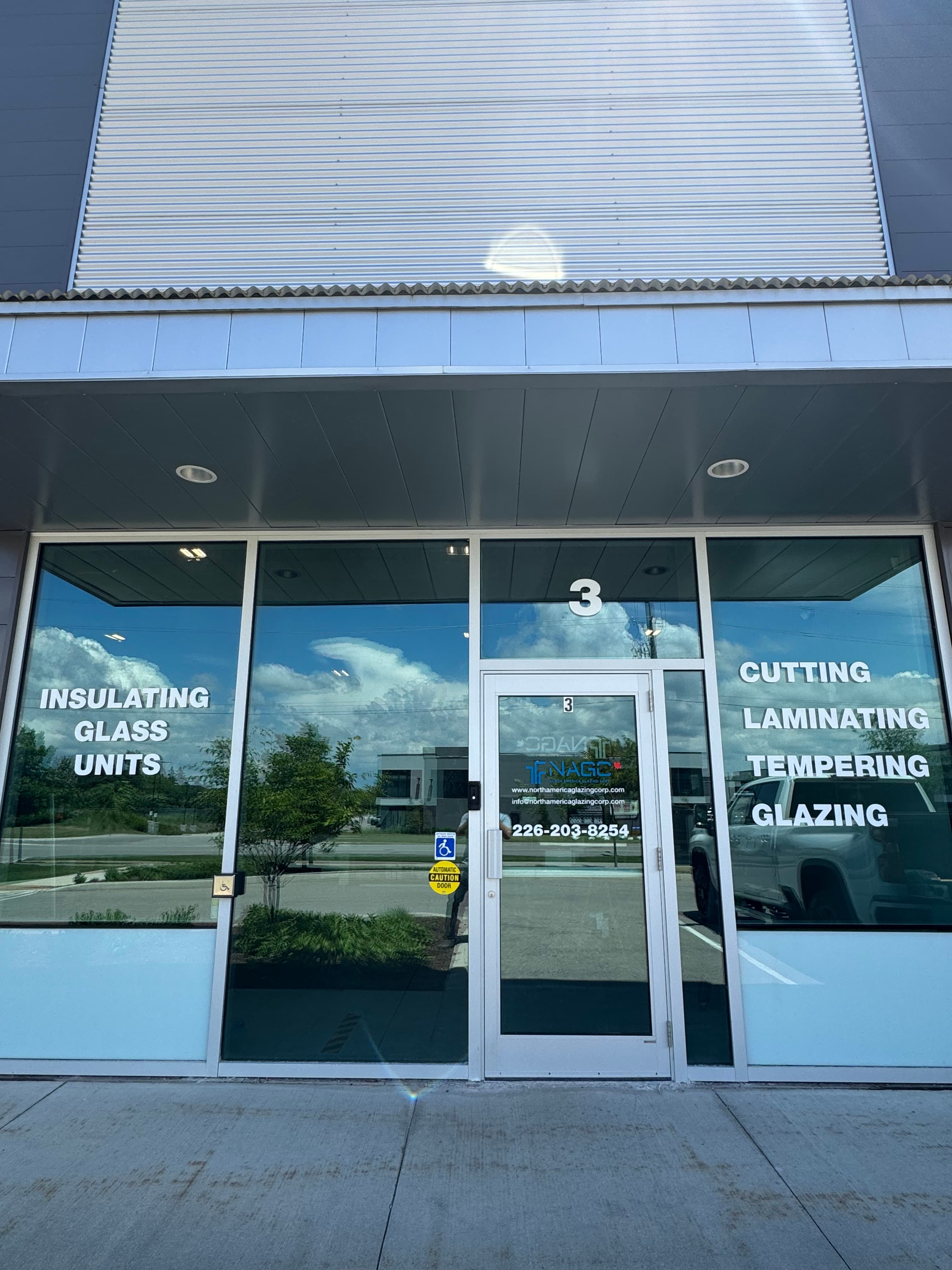 NAGC facility exterior at 590 Hanlon Creek Blvd, Guelph